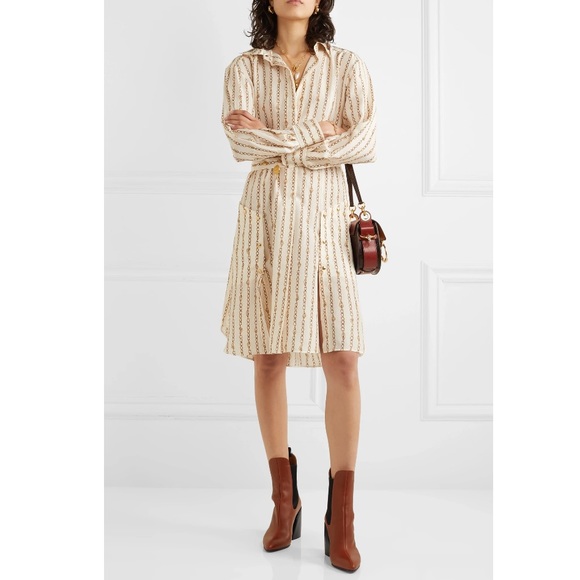 Chloe Wave Leather Chunky Block Heel Ankle Boots - Picture 2 of 8